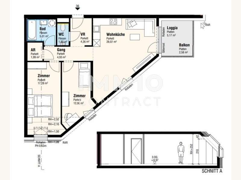 Dachgeschosswohnung in 2326 Lanzendorf - 15