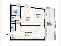 Dachgeschosswohnung in Lanzendorf