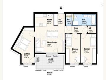 Eigentumswohnung in Lanzendorf /  Bruck an der Leitha