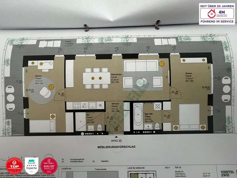 Terrassenwohnung in 1020 Wien - 12