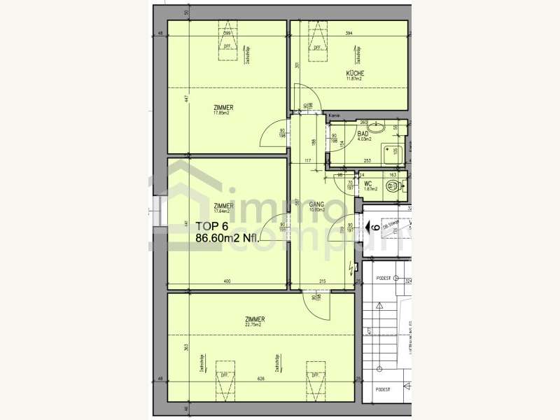 Dachgeschosswohnung in 4600 Wels - 4