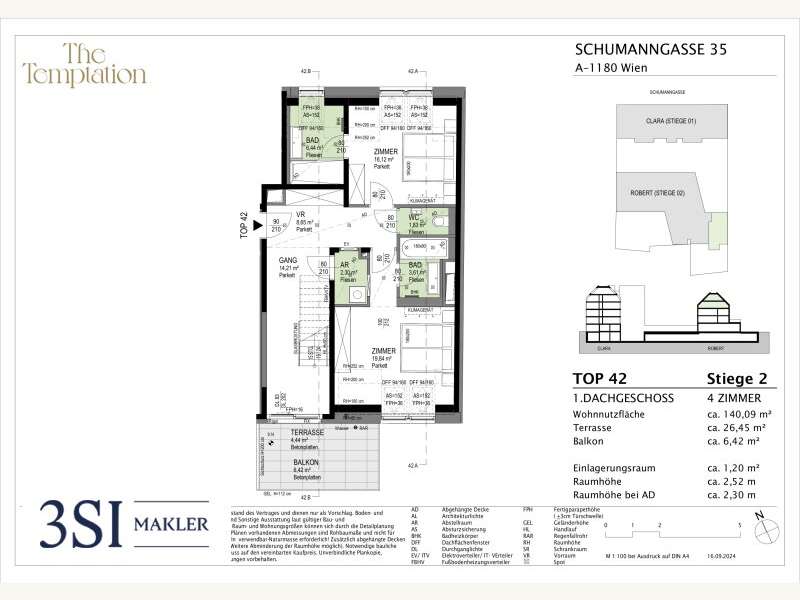Dachgeschosswohnung in 1180 Wien - 12