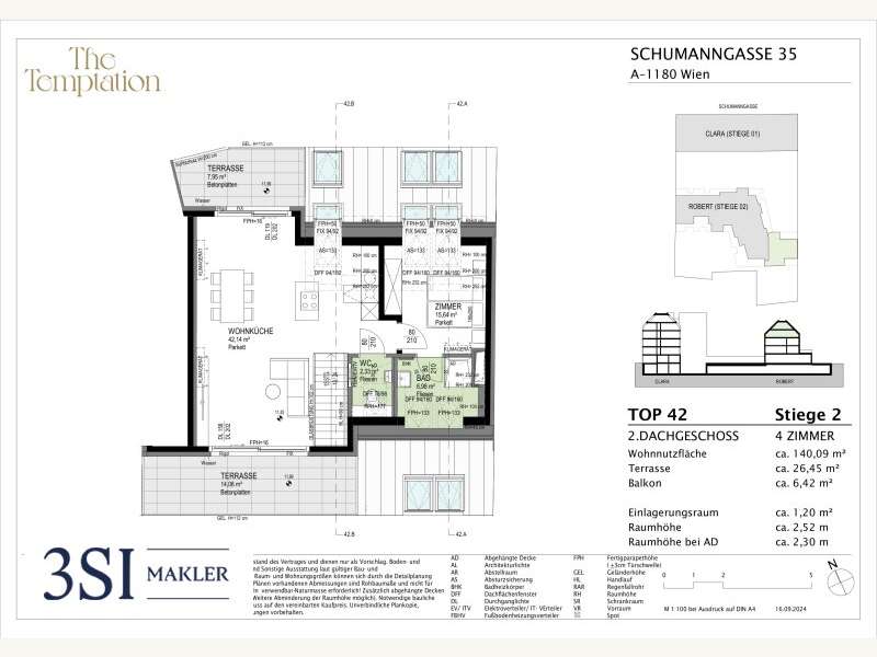 Dachgeschosswohnung in 1180 Wien - 13