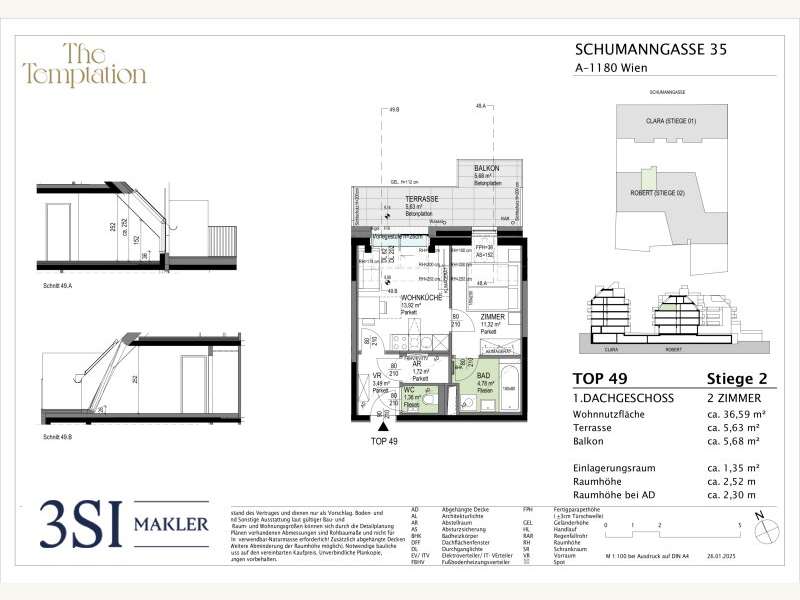 Dachgeschosswohnung in 1180 Wien - 11